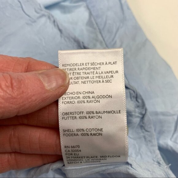 HOST PICK Urban Outfitters Baby Blue Babydoll Minidress size Small - Picture 6 of 12